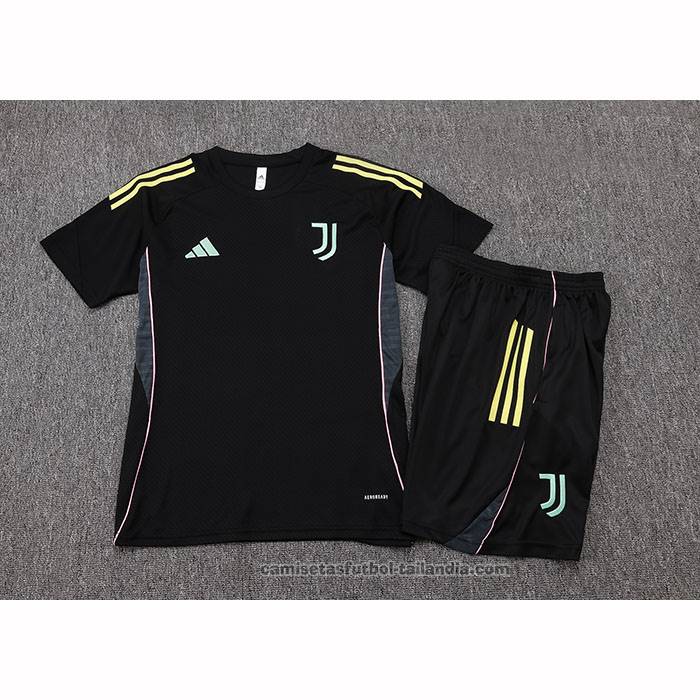 Chandal del Juventus Manga Corta 25/26 Negro - Pantalon Corto